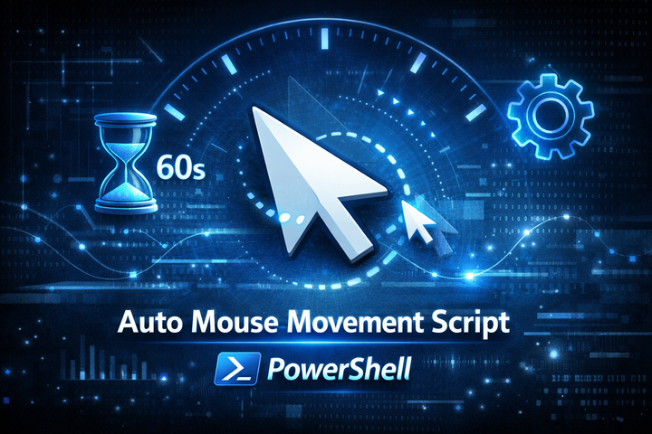 PowerShell Anti-Idle Mouse Script